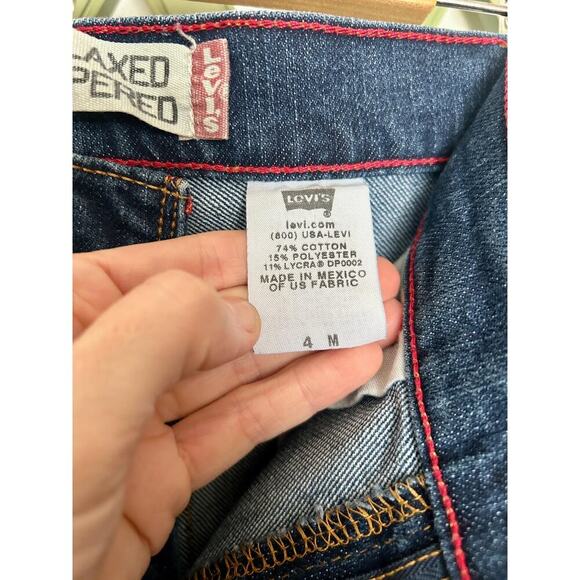 Vintage Levi's Classic Relaxed Tapered High Rise Jeans Size 4 - Picture 4 of 7